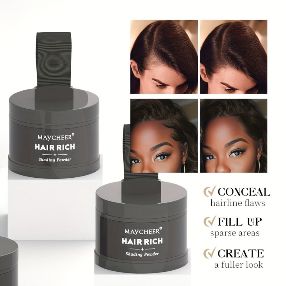 Beard Touch-Up Powder for Men - Instant Gray Coverage Beard Filler for Sparse Patchy Beard Eyebrows Hairline Temples Natural Finish Skin Friendly Long Lasting 5 Colors Available - product image 14