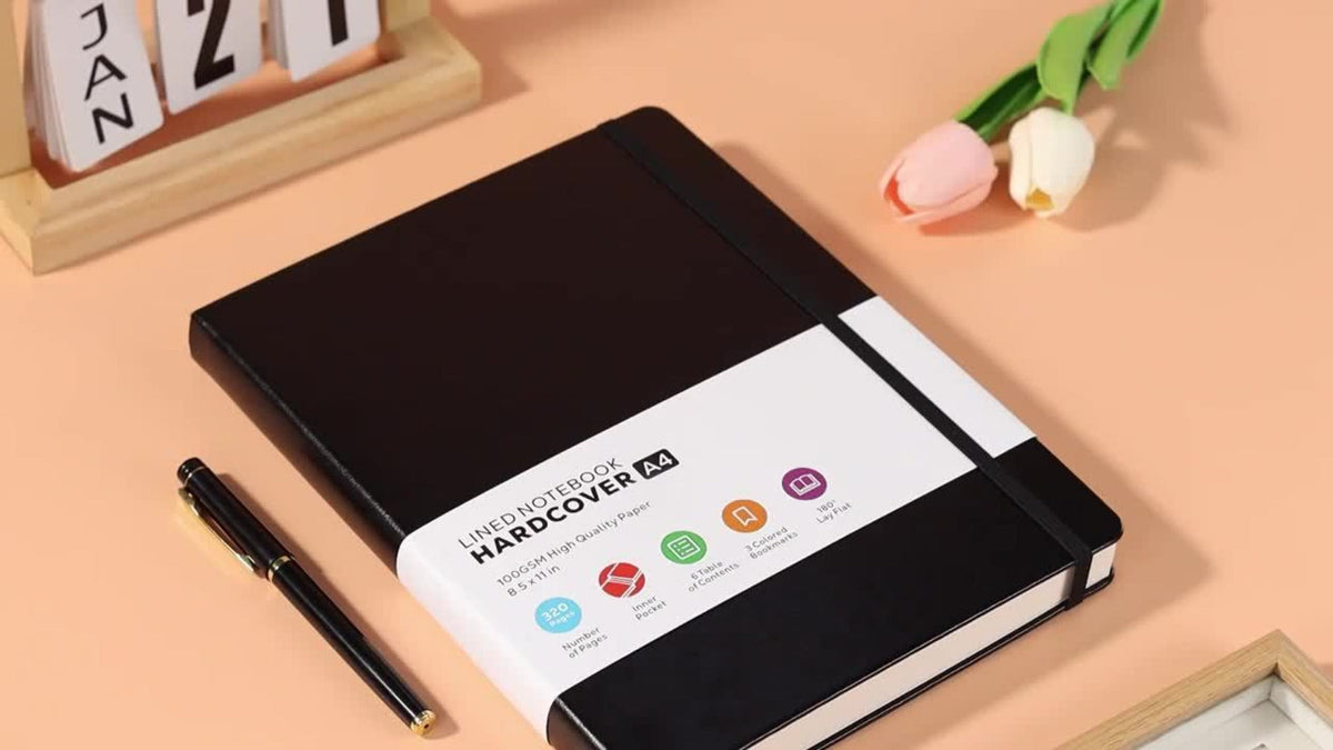 A4 Hardcover Lined Journal Notebook 320 Pages, Faux Leather College Ruled Notebook with 100GSM Thick Pages, 8.5x11 Large Writing Journal for Women Business School - product image 9