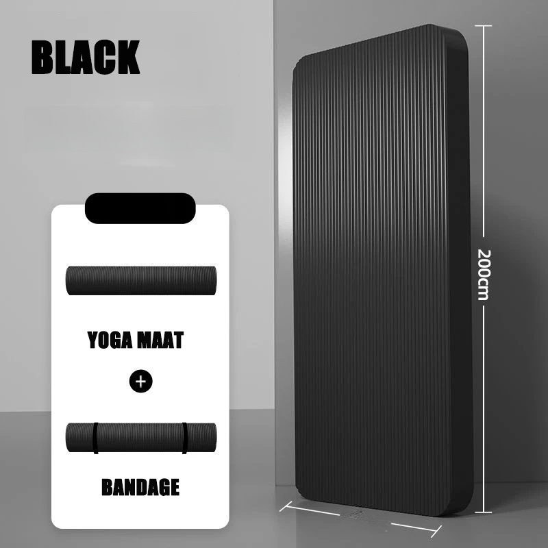 Extra Long 79 x 35 Inch Non-Slip Exercise Mat for Men, High-Density Cushioning for Pilates, Fitness, Stretching & Home Gym Workouts – Extra Thick Yoga Mat 20mm - product image 8