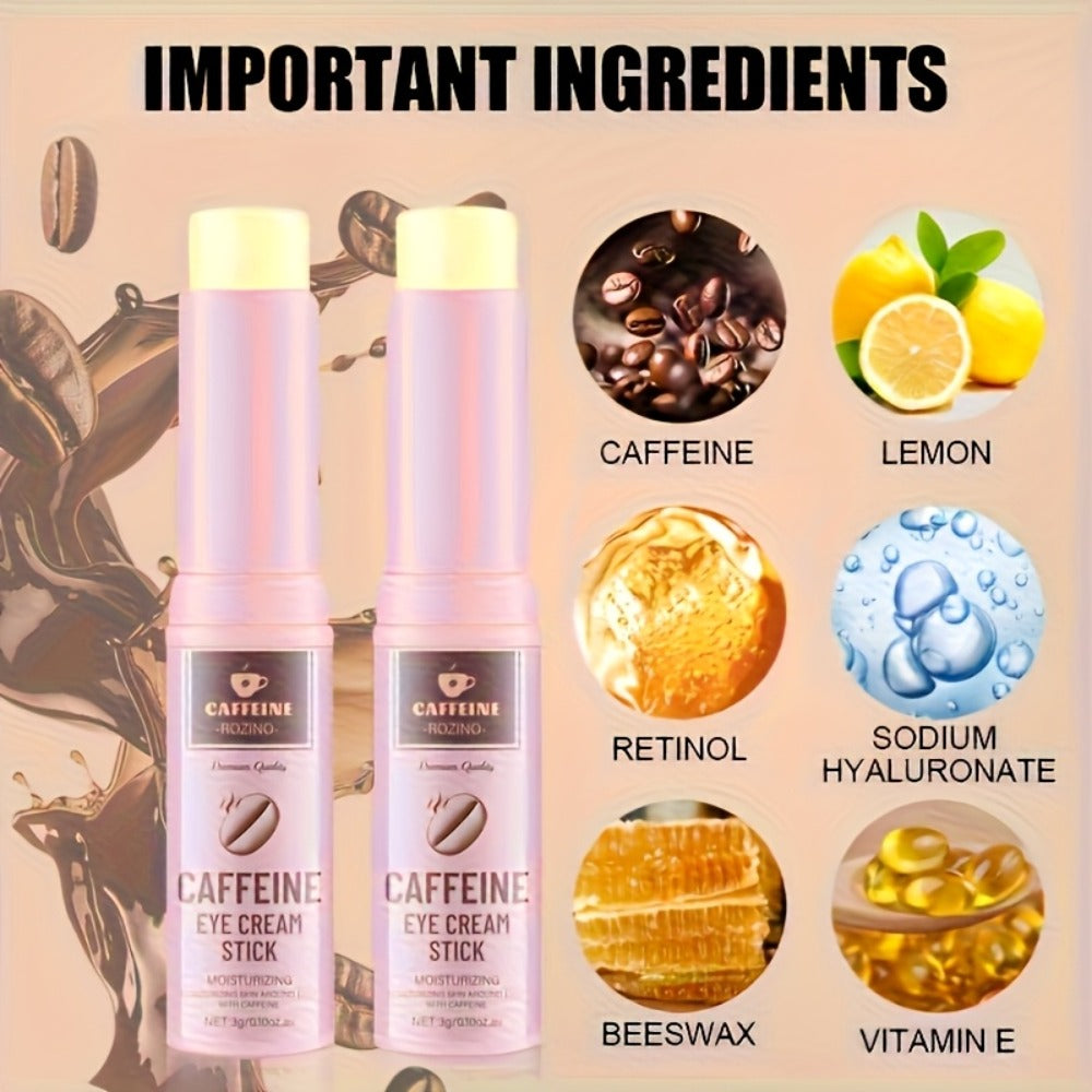 Eye Cream Firming Anti-Aging 2pcs with Caffeine & Ceramide NP — Reduces Dark Circles Puffiness Fine Lines Crow's Feet Lifted Refreshed Under-Eye Look Daily Skincare - product image 7