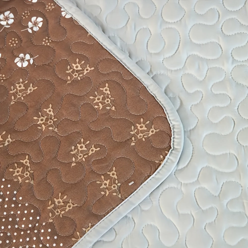 Patchwork Quilted Bedspread Set 3 Piece - 1 Quilt & 2 Pillow Shams Machine Washable All-Season Soft Breathable 100% Polyester Bedding Set for Bedroom Dorm, Twin Full Queen King - product image 6