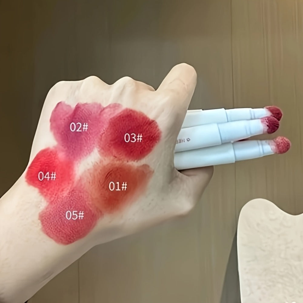 Velvet Matte Lip Glaze 5pcs Set — Waterproof Sweat-Resistant Non-Stick Cup Liquid Lipstick, Mist Texture Smooth Application, Long-Lasting Portable Lip Color for All Skin Tones & Oc - product image 2