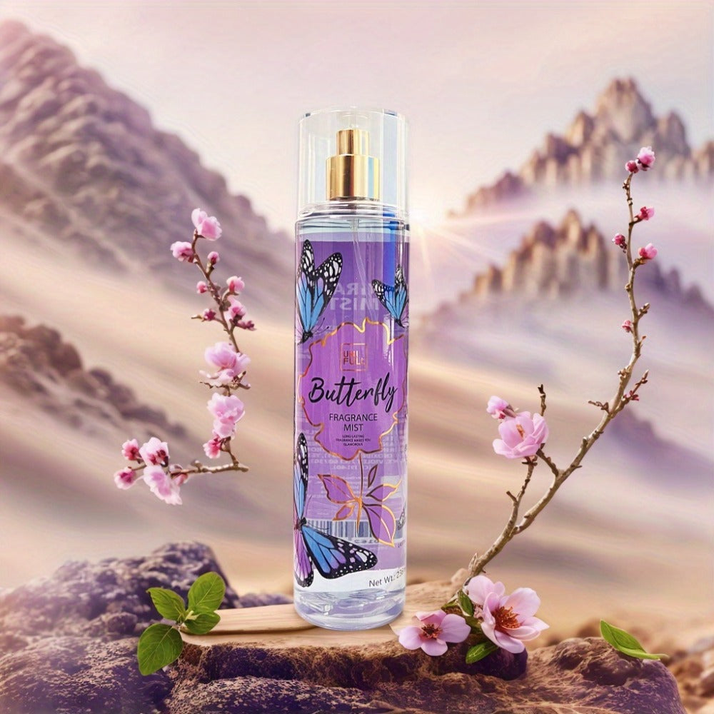 Body Mist Perfume Spray 8oz – 12 Scents Floral Hair & Body Fragrance for Women, Rose, Cherry Blossom, Beach, Long-Lasting Light Scent, Unisex Daily Wear Gift - product image 3