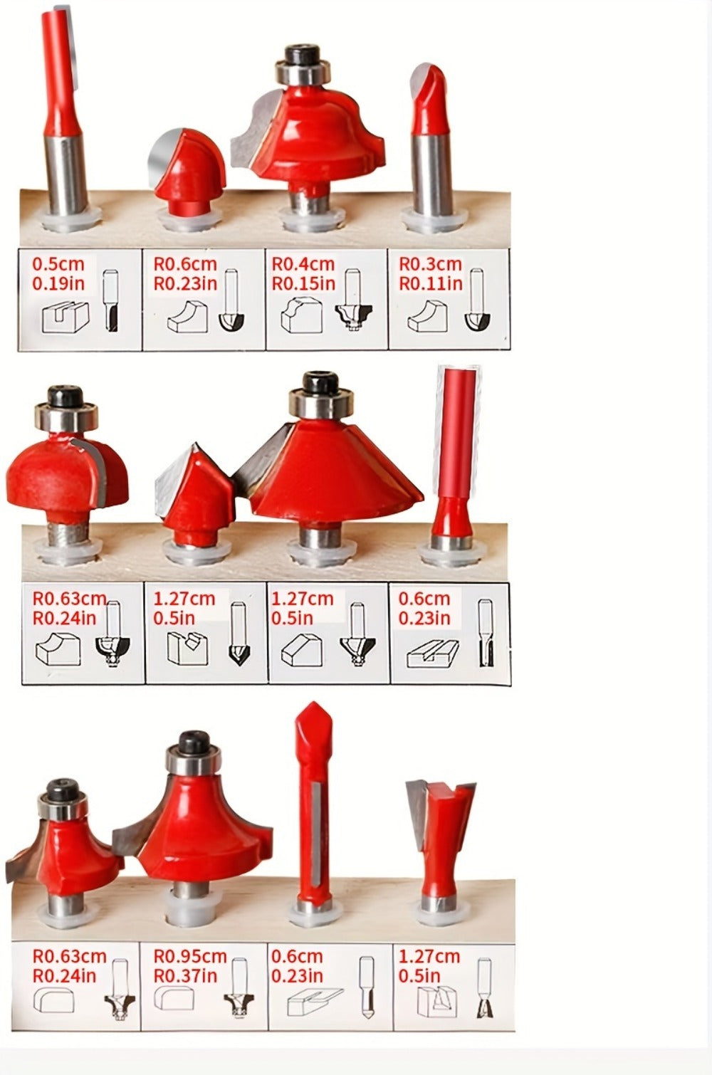 Wood Router 800W Trim Router for Woodworking - 35000RPM Electric Router with Edge Guide, Roller Guide, 6-Speed Adjustment for Precise Trimming, Profiling & Milling - product image 27