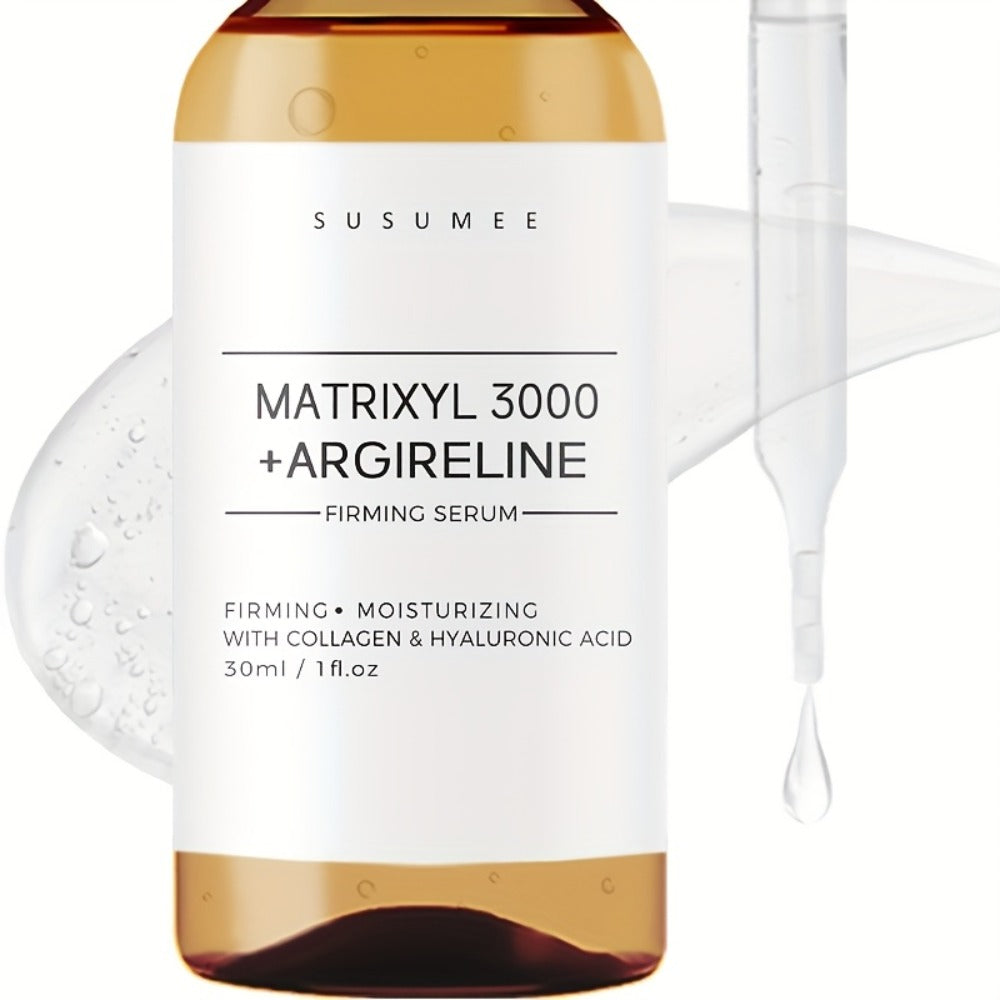 Matrixyl 3000 + Argireline Serum with Collagen, Hyaluronic Acid & Peptides — Anti-Aging Firming Face Serum, Smooths Wrinkles & Expression Lines, Alcohol-Free, 30ml / 1 fl oz - product image