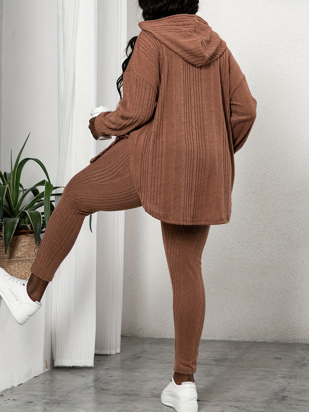 For plus Size - New Autumn Collection for Plus-Size Women's Casual Two-Piece Set, Stylish and Loose-Fitting