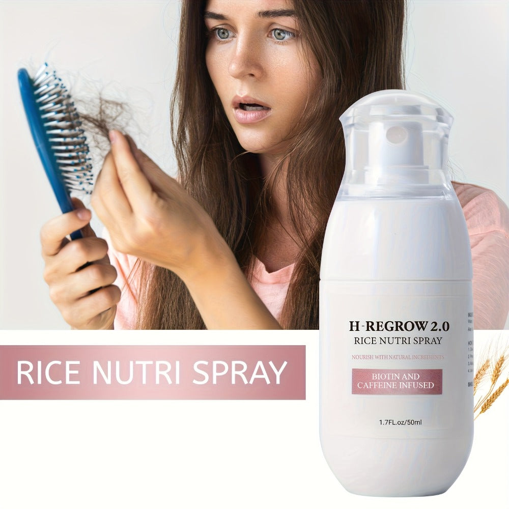 Rice Scalp Spray 4pcs Set — Hydrolyzed Rice Protein & Ginger Root Extract Hair Mist for Scalp Moisturizing, Strengthening & Softening | Lightweight Leave-In | 1.69oz Each - product image 6