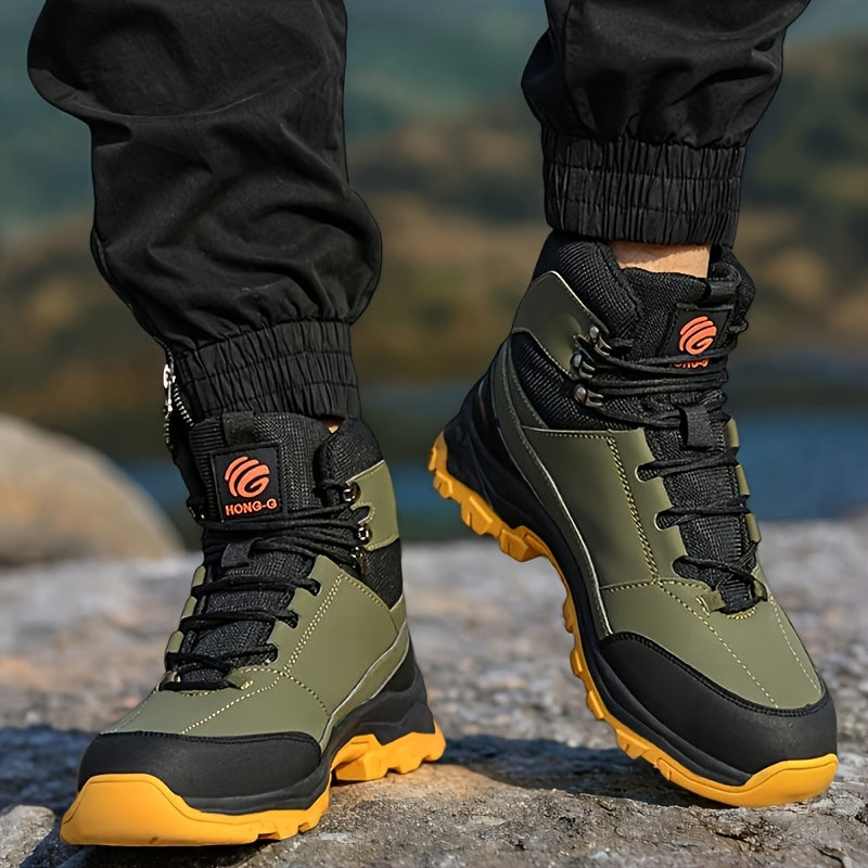 Men's Work Safety Boots - High Top Design, Steel Toe Protection - Anti Smash, Anti Puncture, Anti Slip and Wear-resistant Rubber Sole - Suitable for - product image 17