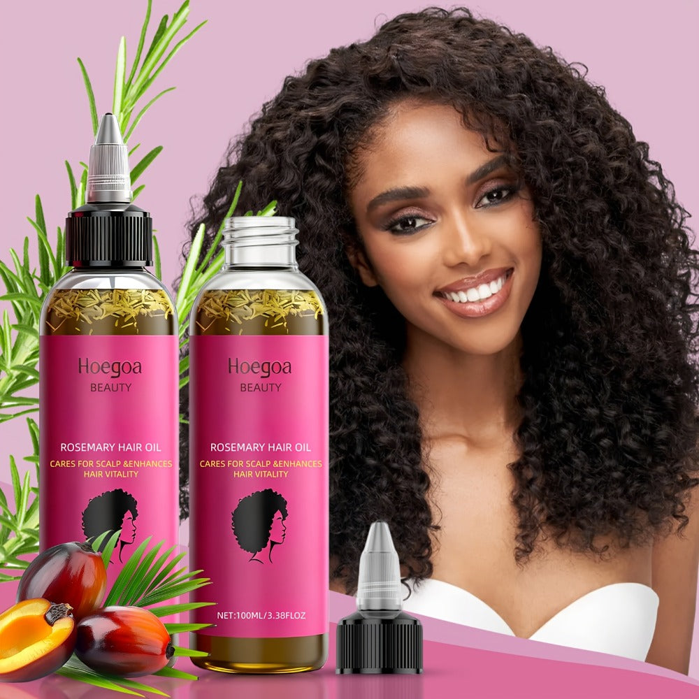 Rosemary Hair Oil 2 Pack Gift Set with Bataana Oil | Scalp Nourishing Moisturizing Hair Growth Treatment | Anti-Frizz Strengthening Natural Hair Oil for Women | Birthday Valentine' - product image 4