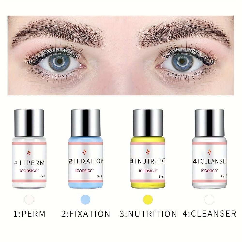 Lash Lift Kit Professional Eyelash Perm & Curl System ICONSIGN Calia Perm Technique 6-8 Weeks Long-Lasting Natural Lash Lifting DIY Home & Salon Use Beginner Friendly Complete Set - product image 3