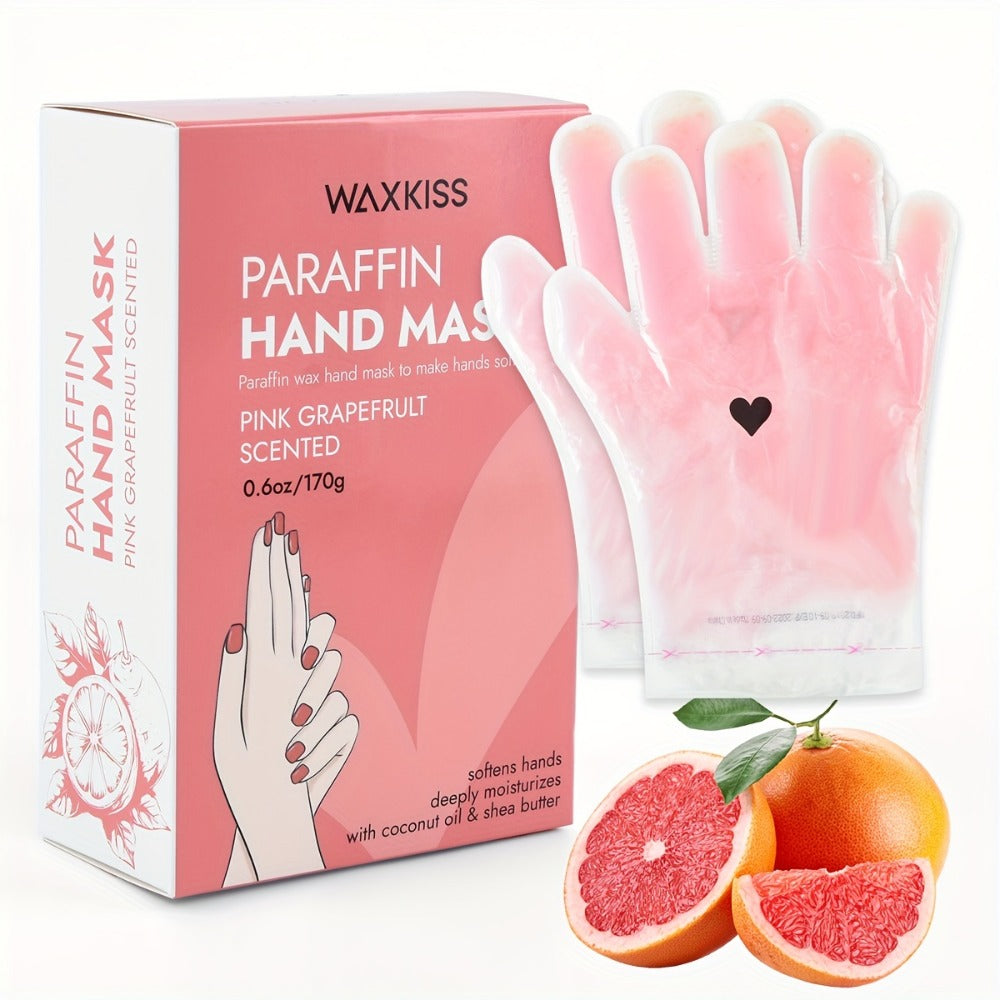 Paraffin Wax Hand & Foot Mask Deep Moisturizing Beauty Treatment – Smooth Soft Skin, Pink Grapefruit & Lavender Scents, Long-Lasting Stone Wax Formula, Home Spa Gift Set for Women - product image 3