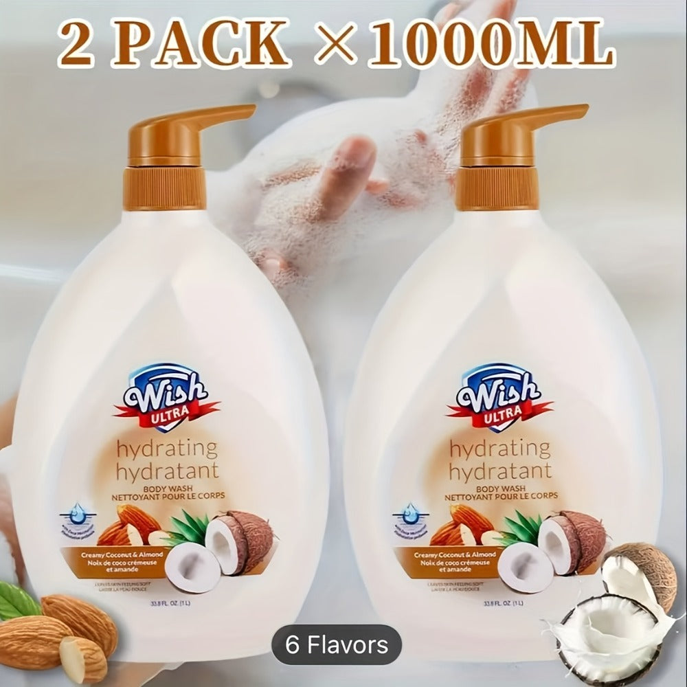 Vitamin E Body Wash for Women & Men Deep Cleansing Blackhead Removal Dead Skin Exfoliating Long-Lasting Fragrance Shower Gel Multiple Scents Cucumber Melon Peach Coconut Shea Butte - product image 13