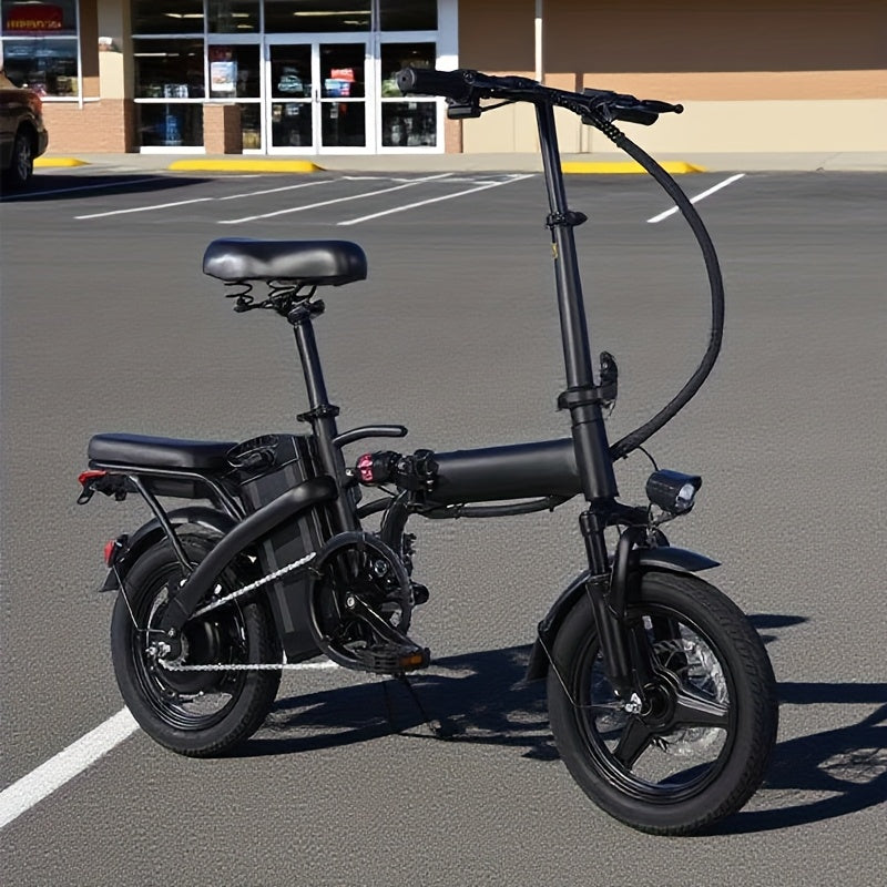 14 Inch Foldable Electric Bicycle, 330 Pound Load-bearing Capacity, Max Speed Of 19MPH, 48V Lithium Battery, Range Of Approximately 18-28 Miles, Portable - product image 11