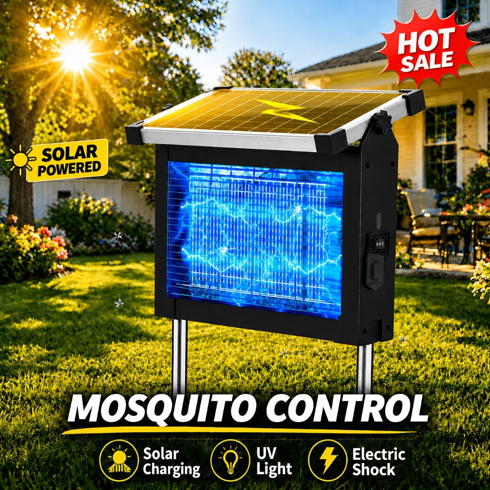 Solar Bug Zapper Outdoor 4200V – Solar Powered Mosquito Killer with Auto/Manual Dual Mode, 2100 Sq.Ft Coverage, 12H Runtime, 3-Way Charging, 10FT Cord, Safe for Family & Pets, for  - product image 12