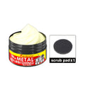 Metal Polishing Paste with Sponge Chrome & Stainless Steel Polish Gloss Agent No Residue Coconut Oil Formula for Painted Metals Car Jewelry Household - product image 11