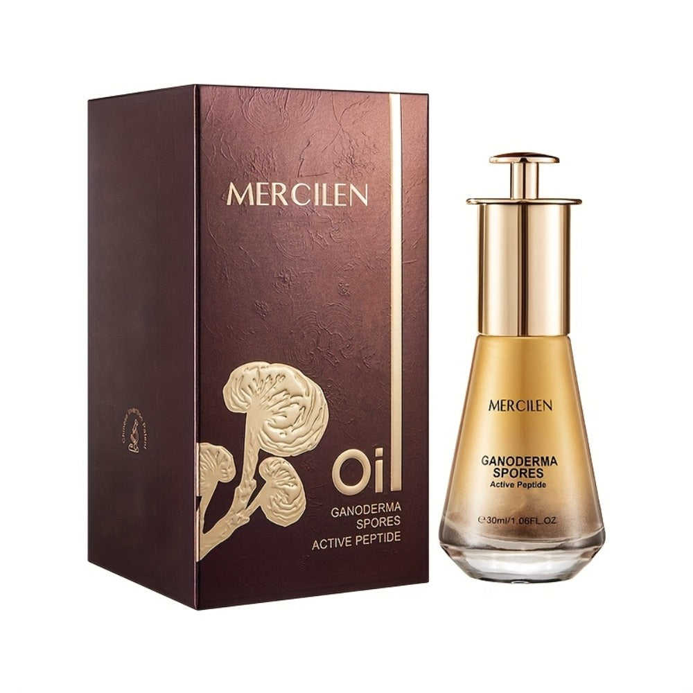 Collagen Peptide Face Oil with Ganoderma Spores & Mushroom Extract — Anti-Aging Firming Brightening Serum Oil for Radiant Youthful Skin All Skin Types - product image 7