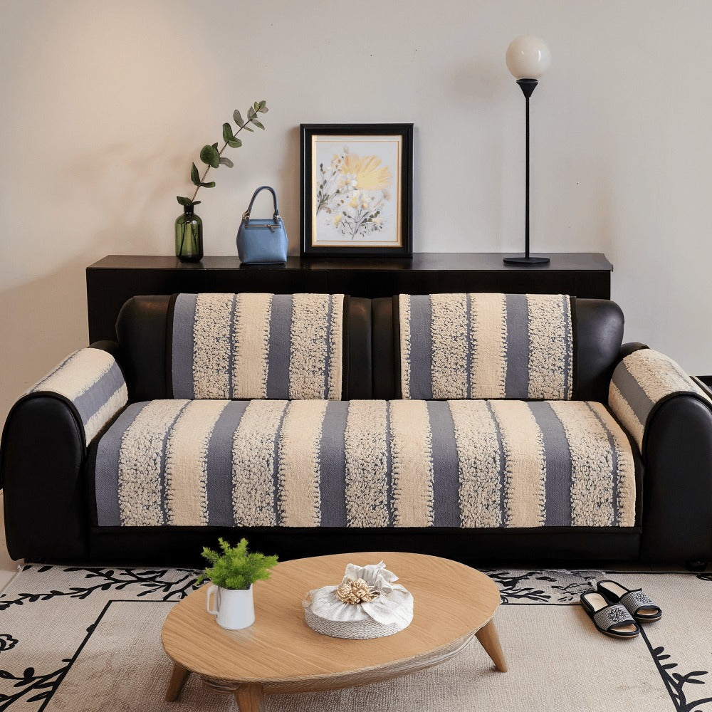 Sofa Cover Plush Non-Slip Washable Sectional Couch Slipcover Soft Durable Furniture Protector for Pets Cats Dogs 2 3 4 Cushion Sofa L-Shape Modern Sofa Pad Warm Sitting Cover All S - product image 22