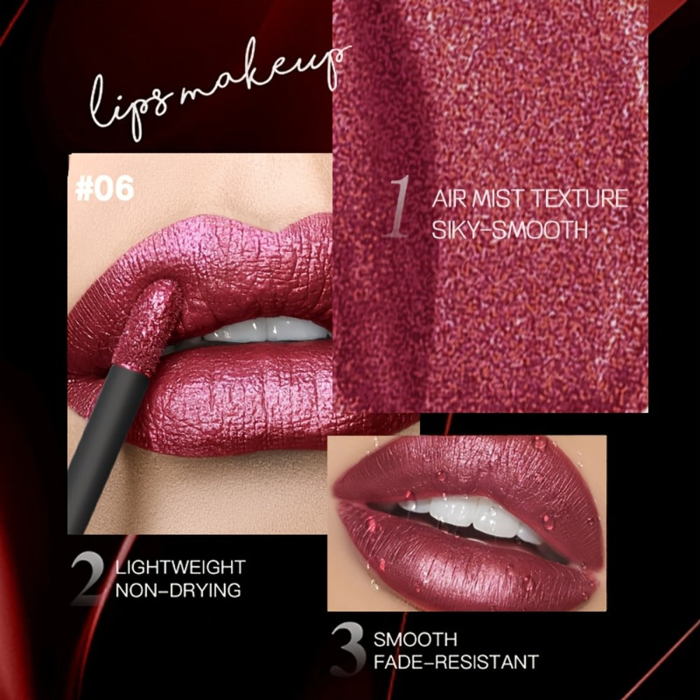 Lip Gloss Set Metallic High Gloss Plumping Long Lasting Non Stick Mirror Shine Glossy Lipstick for Women 11 Shades Party Date Daily Makeup Portable Gift - product image 13