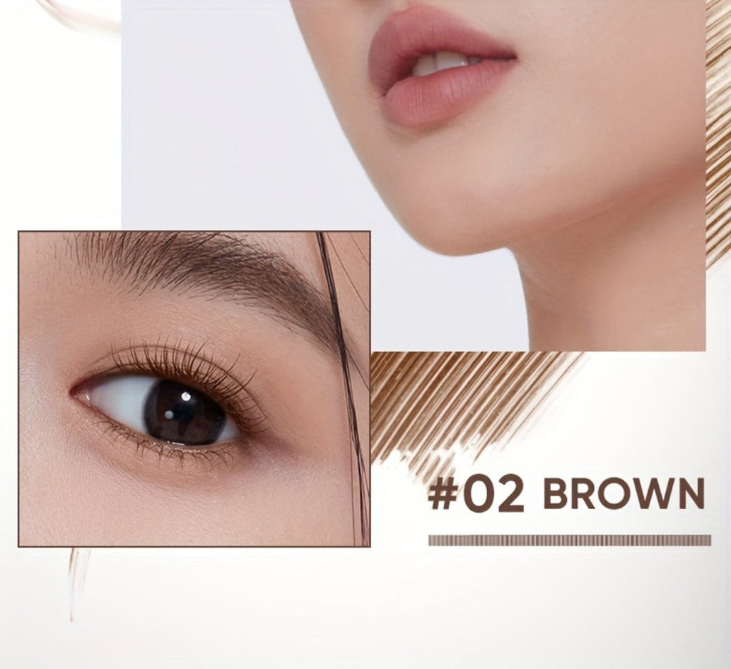 3D Curling Mascara Waterproof Volumizing Lengthening Smudge-Proof Nourishing Eyelash Wand Long-Lasting Black Brown Korean Makeup Style for All Eye Types Women - product image 26
