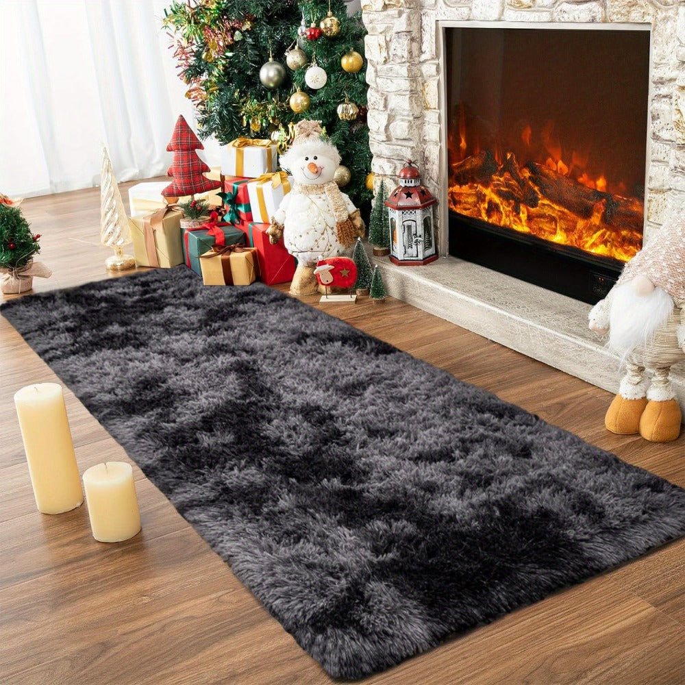 Tie-Dye Shaggy Fluffy Area Rug Non-Slip Machine Washable – Soft Plush Fuzzy Carpet for Bedroom, Living Room, Hallway & Dorm – 6 Colors, 4 Sizes: 2x6, 3x5, 6x9, 8x10 Ft - product image 6