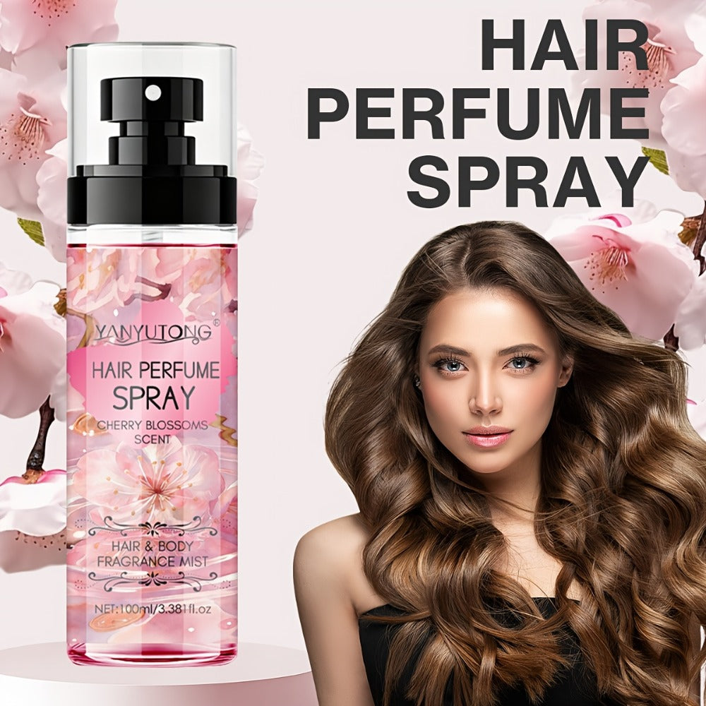 Hair Perfume Mist Cherry Blossom Scent 100ml - 24-Hour Long Lasting Fragrance Lightweight Non-Greasy No-Wash Aromatic Hair Spray for Daily Use Date Night Travel Gift for Her - product image 5