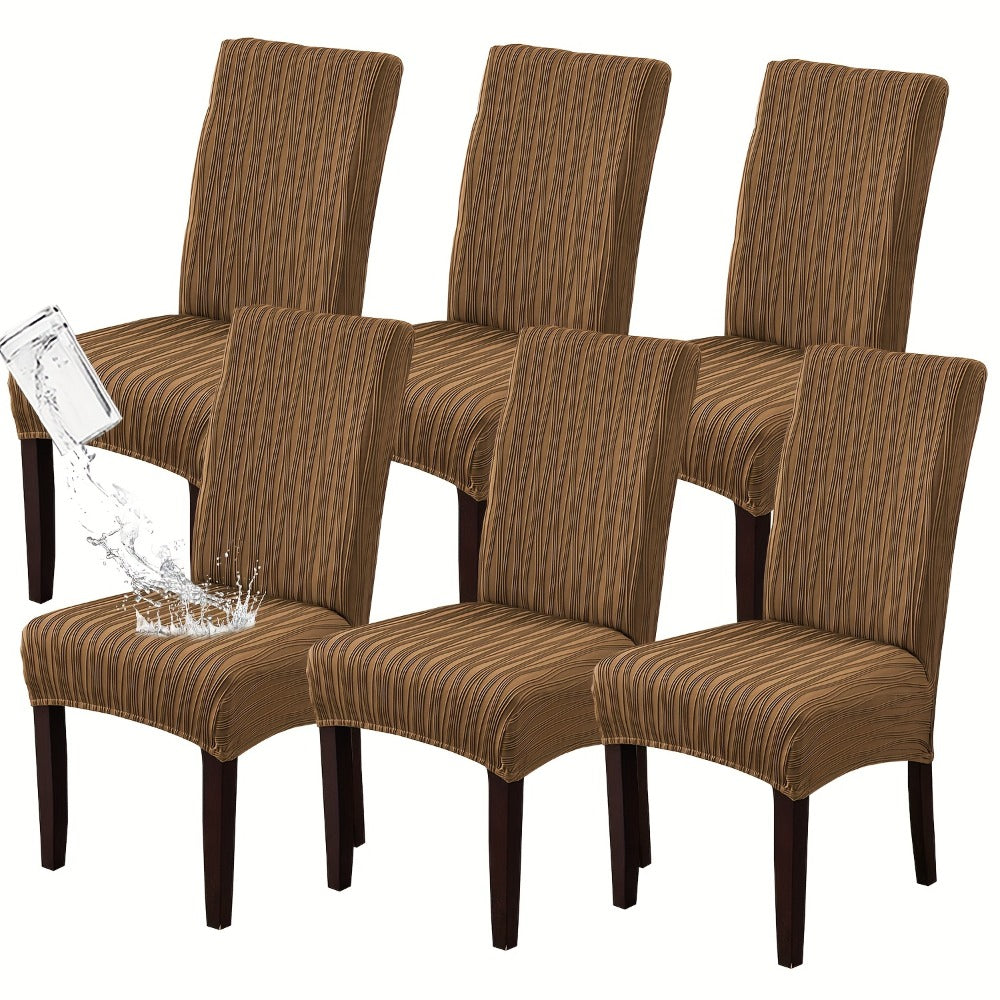 Dining Chair Covers Stretch Slipcovers Set of 4 or 6, Stain Resistant Removable Washable Chair Protector for Home Kitchen Restaurant Wedding, Spandex Jacquard Fabric, 7 Colors Avai - product image 9
