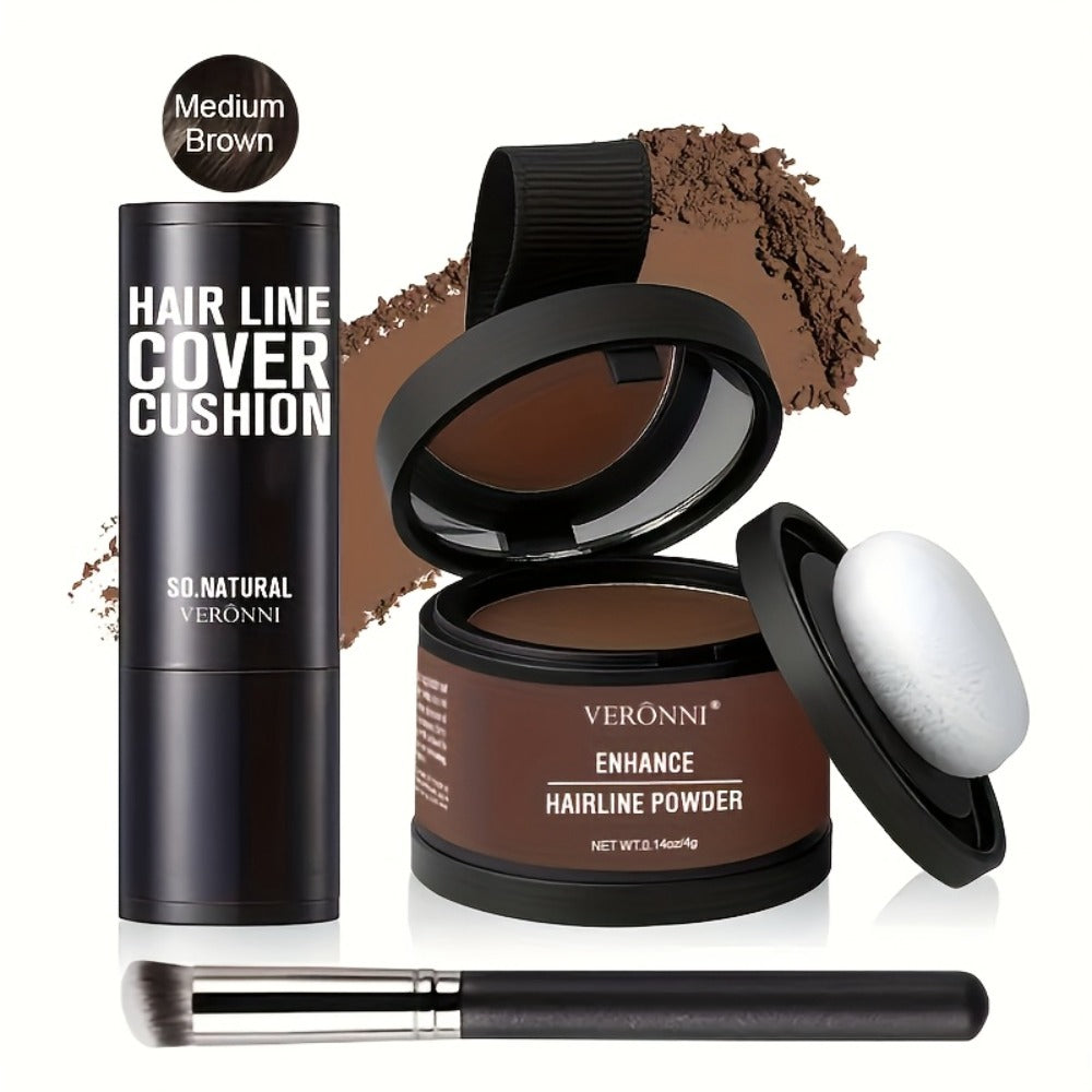 Hair Root Concealer Powder with Brush - Instantly Covers Gray Roots & Thinning Hairline, Plant-Based Keratin Formula, Natural-Looking Coverage for All Hair Types, Women & Men, 6 Sh - product image 13