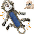 Squeaky Plush Dog Toys | Interactive Stuffed Animal Chew Toys with Built-in Squeaker & Pull Rope, Soft Durable Dog Toys for Small Medium Large Dogs, Cute Puppy - product image