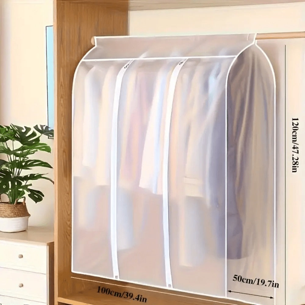 Garment Bag Clothes Dust Cover - Translucent PEVA Waterproof Hanging Storage Bag for Coat Dress Suit, Thickened Washable, Multiple Sizes - product image 12