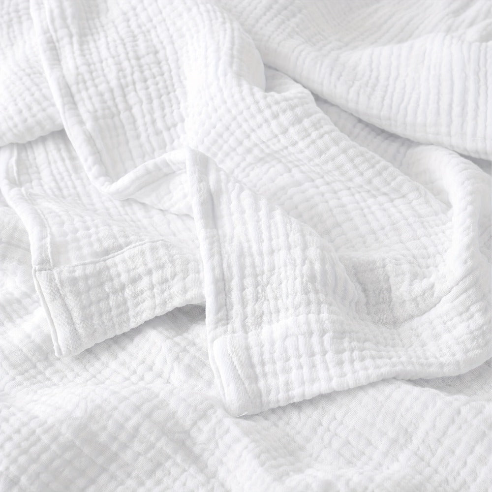 Muslin Blanket 100% Cotton 6-Layer – Breathable Soft Gauze Throw for Couch & Bed, All Season, Machine Washable, 13 Colors, 5 Sizes - product image 19