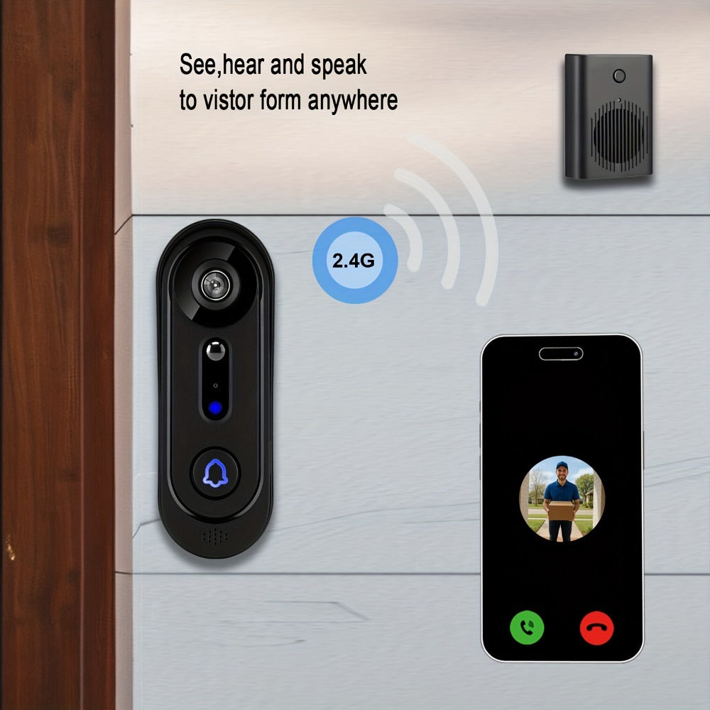Video Doorbell Camera 1080P HD Wireless with Night Vision, Motion Detection, Two-Way Audio, Indoor Chime & Cloud Storage – 5200mAh Battery, 166° Wide Angle, 2.4GHz WiFi Smart Door  - product image 17