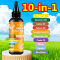 Rosemary Hair Growth Oil 10-in-1 with Batana, Rice Water, Biotin & Keratin — Moisturizing Anti-Frizz Smoothing Hair Treatment Oil for All Hair Types, 100ml / 3.38oz - product image 12