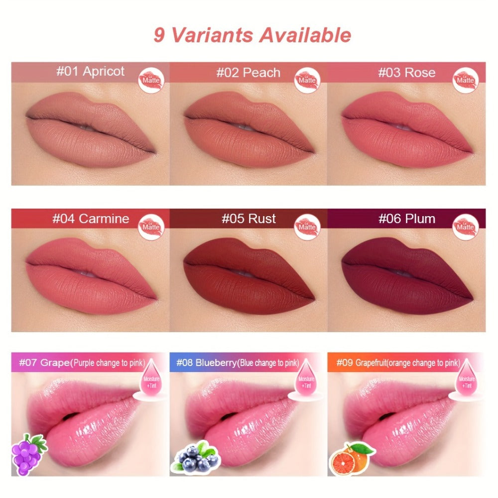 Color Changing Lipstick Set 6pcs Matte pH Reactive Lip-Shaped with Jasmine Scent - Non-Fade Long-Lasting Velvety Formula, Multi-Shade Lip Makeup Gift Set for Women & Girls - product image 6