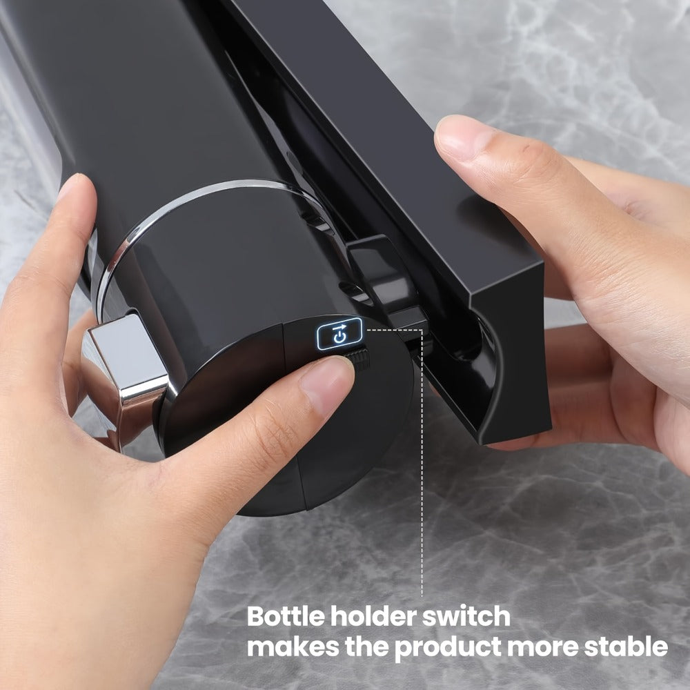 Wall-Mounted Soap Dispenser 53oz Large Capacity – No-Drill Manual Press Pump for Shower Gel Shampoo Lotion Bathroom Kitchen - product image 6