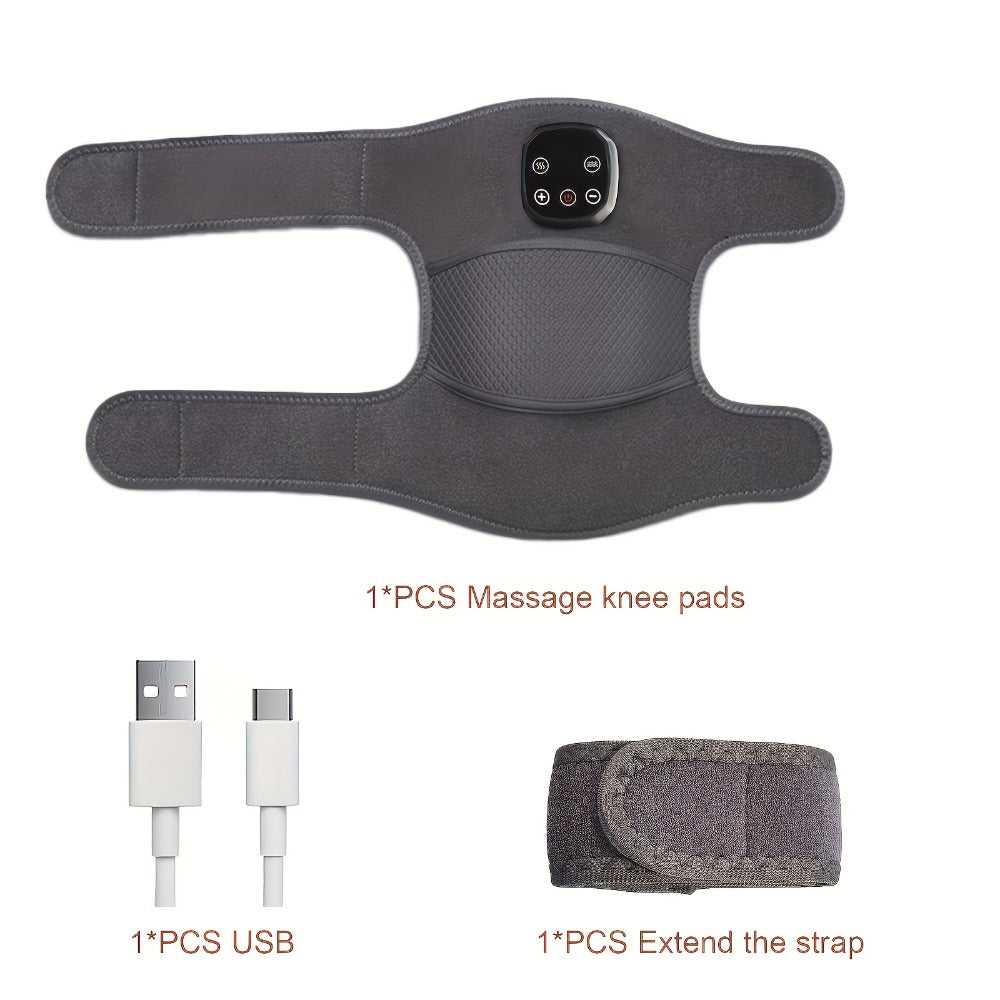 Heated Knee Massager Brace – Wireless Electric Knee Pad with Heat & Vibration, USB Rechargeable Warm Massage Knee Support Wrap for Arthritis, Joint Pain Relief, Men & Women - product image 5