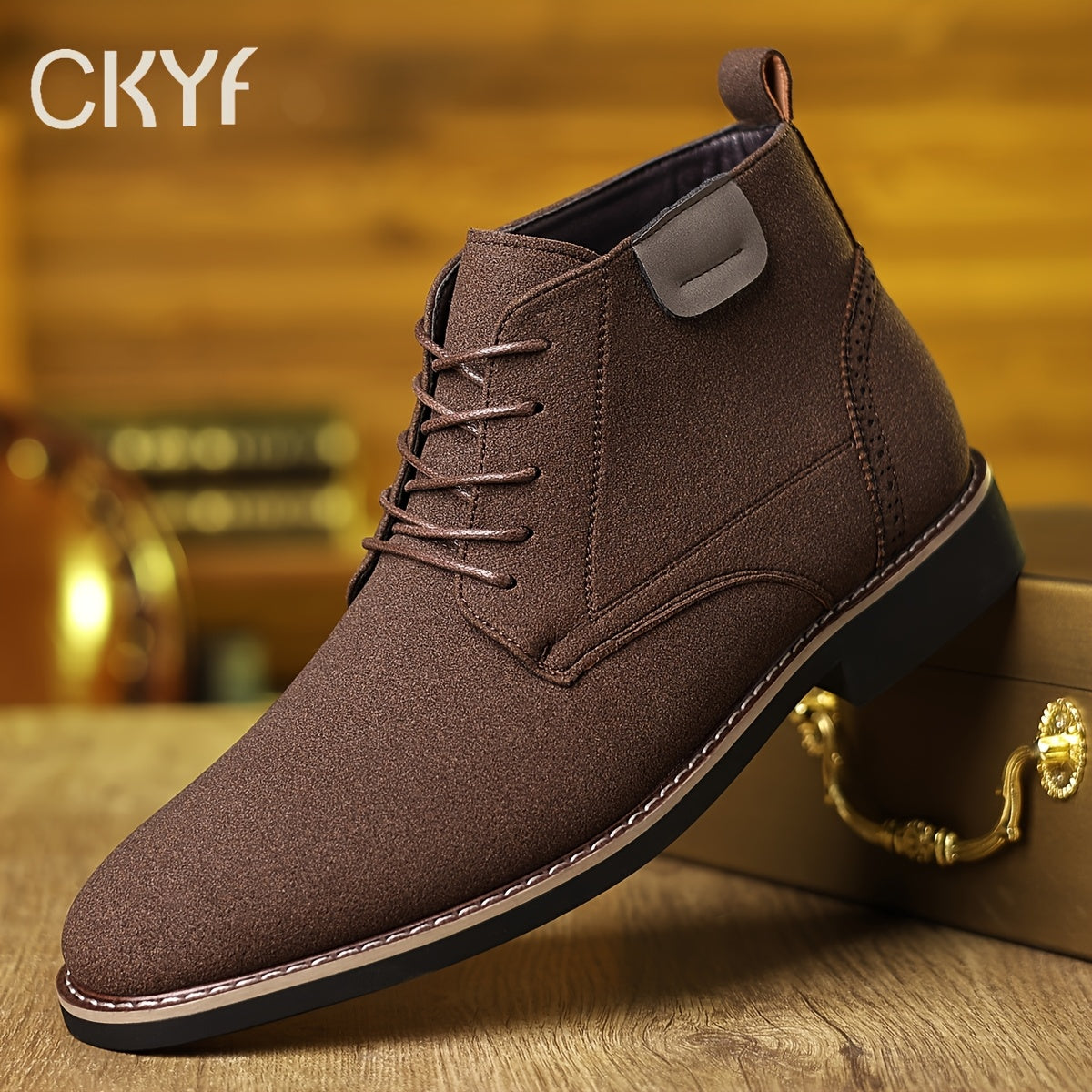 15008 British Style Frosted Short Boots - product image 2