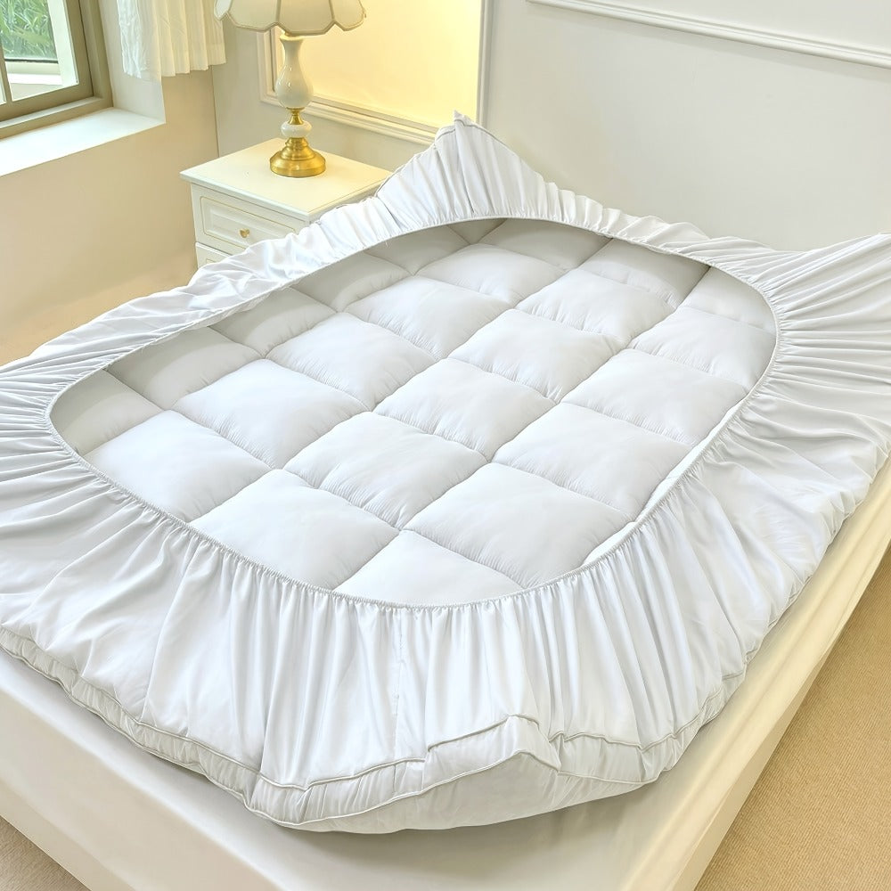 Mattress Topper Pillow Top Quilted Fitted Mattress Protector Cover Deep Pocket Cooling 1000GSM Twin Full Queen King - product image 11