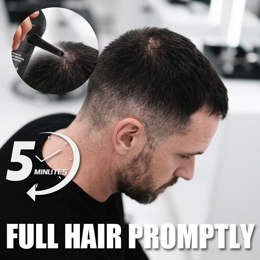Thinning Hair Concealer Fibers 2-in-1 Kit with Spray Bottle - Instant Thickening Powder for Fuller Thicker Natural Look Covers Bald Spots Receding Hairline All Hair Types Women Men - product image 11