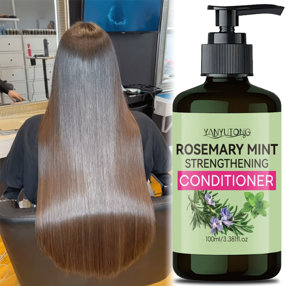 Rosemary Mint Shampoo & Conditioner Set with Rosemary Extract — Moisturizing Strengthening Hair Growth Formula, Scalp Stimulating, All Hair Types, Unisex 3.38oz Travel Size - product image 4