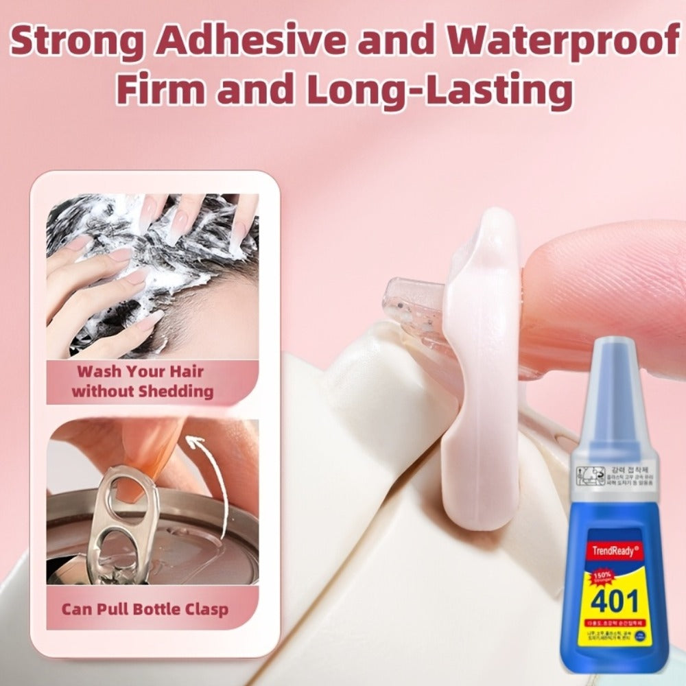 Waterproof Nail Adhesive Tabs with Nail Stickers 0.85oz Dropper Tip Bottle - Extra Strong Alcohol-Free Quick Release Long Wearing Salon Formula for Press On Nails & Nail Art Women  - product image 8