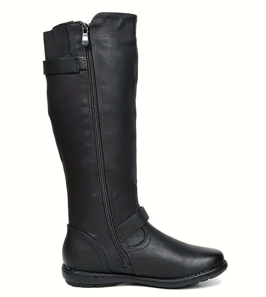 Women's Faux Fur-Lined Knee High Winter Boots Fall Tall Boots - product image 12