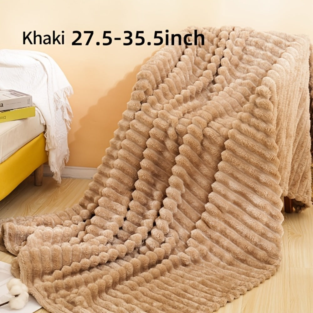 500gsm Heavy Plush Blanket – Ultra Thick Soft Warm Fluffy Blanket for Bed, Sofa & Travel, Baby to Double Size, 5 Colors - product image 9