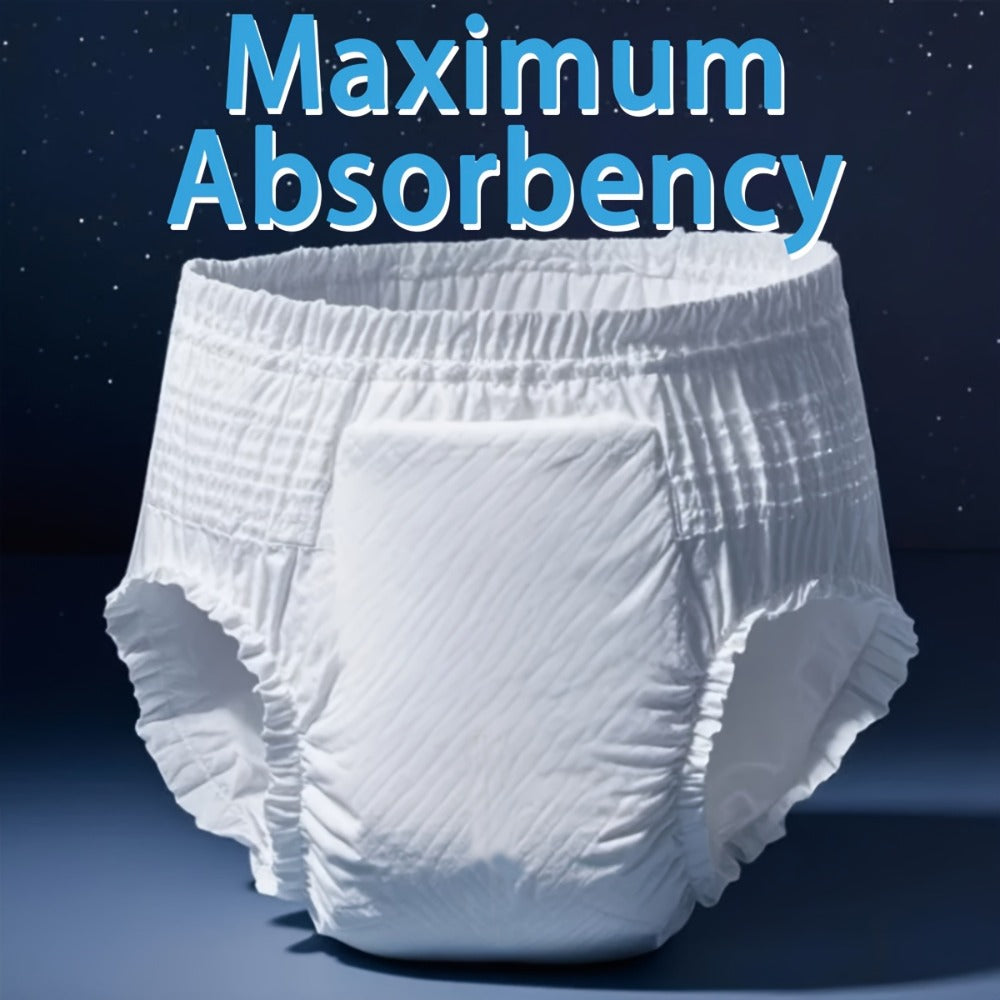 Adult Diapers Incontinence Underwear M-XXL Disposable Pull-On Briefs 8-Hour Leak Protection Unisex Absorbent Pants for Elderly Bedwetting 19 or 30 Pack - product image 4