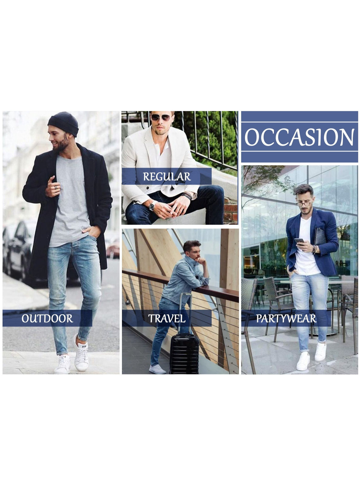 3-Pack Men's Flex Stretch Slim Straight Jeans - product image 3