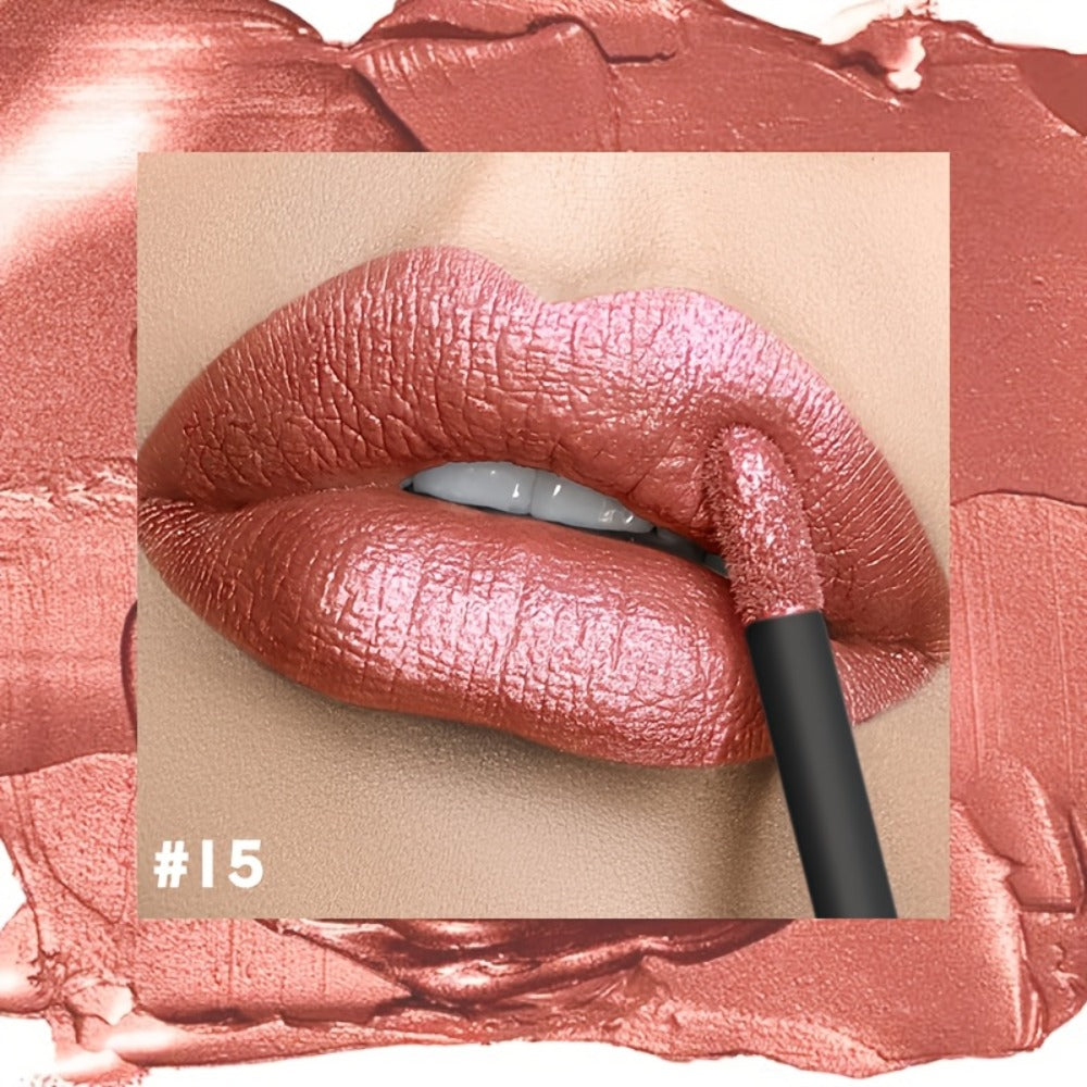 Lip Gloss Set Metallic High Gloss Plumping Long Lasting Non Stick Mirror Shine Glossy Lipstick for Women 11 Shades Party Date Daily Makeup Portable Gift - product image 6