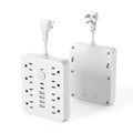 Power Strip Surge Protector 14-in-1 with 8 AC Outlets, 4 USB & 2 Type-C Ports – Flat Plug Space-Saving Extension Cord, Compact Multi-Plug Outlet Expander for Home Office Desk & Kit - product image 8