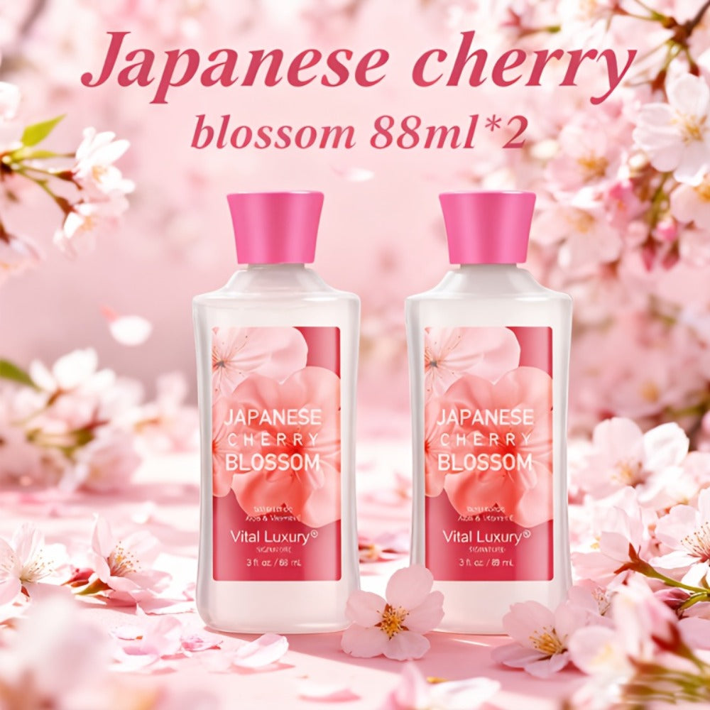 Scented Body Lotion & Hand Cream Vitamin C Glycerin Deep Moisturizing - Japanese Cherry Blossom Vanilla Cotton Candy Dry Skin Hydrating Lotion Women Men All Skin Types Gift - product image 5