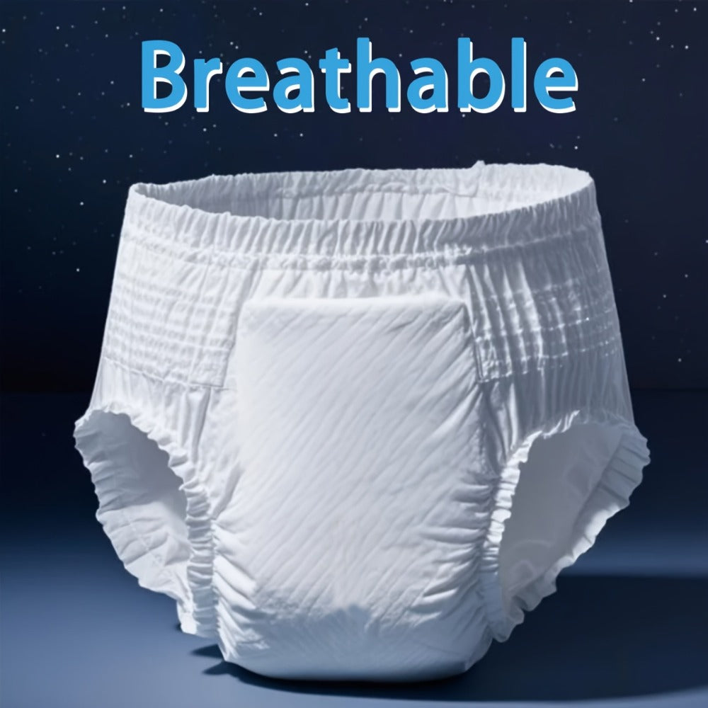Adult Diapers Incontinence Underwear M-XXL Disposable Pull-On Briefs 8-Hour Leak Protection Unisex Absorbent Pants for Elderly Bedwetting 19 or 30 Pack - product image 3