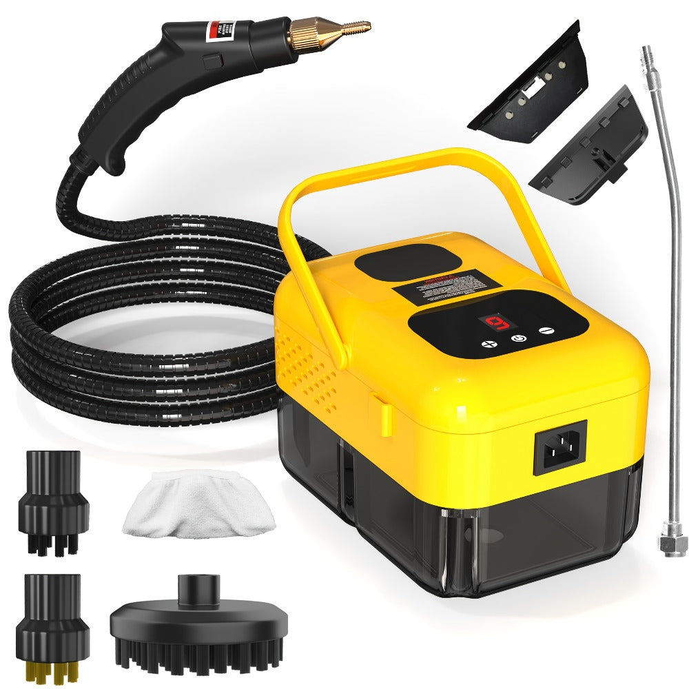 Steam Cleaner Handheld High Pressure Portable | Chemical-Free Deep Clean for Kitchen Grease Range Hood Sofa Tile Grout Car AC Washing Machine | Multi-Surface Steam Cleaning Machine - product image 16