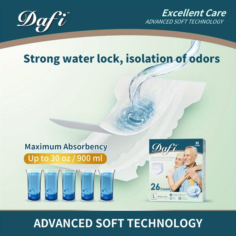 Adult Incontinence Underwear for Women Men Disposable Pull Up Briefs Overnight Bladder Control Maximum Absorbency M L XL 2XL 24 26 28 Count - product image 2